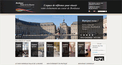 Desktop Screenshot of bordeauxpalaisbourse.com